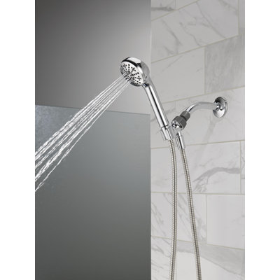 Pomme de douche à 4 jets, pomme de douche avec tuyau 1,75 gallons par minute
