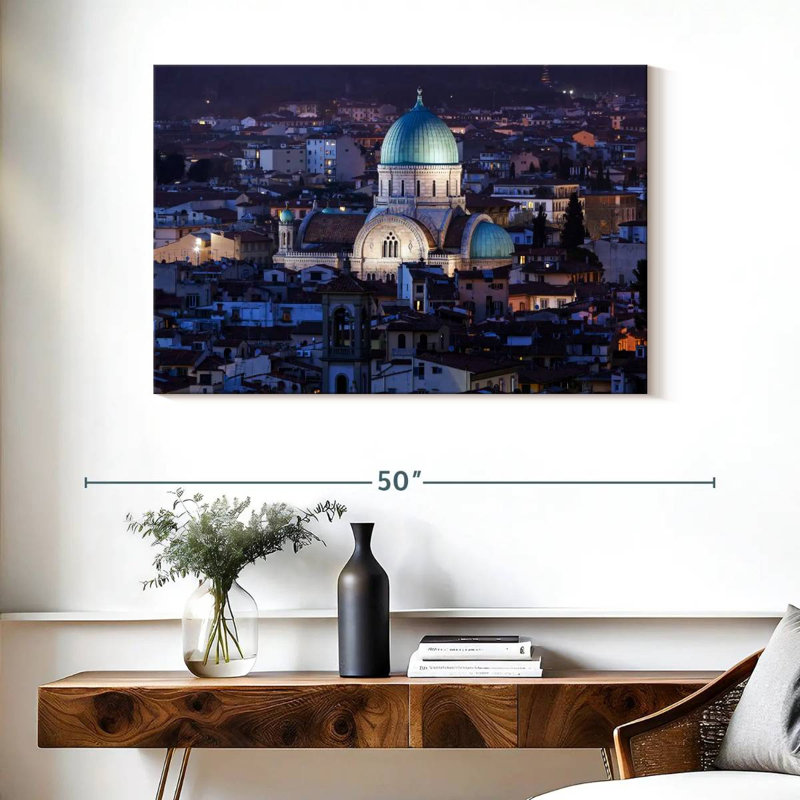Kavia Great Synagogue Florence, 26" H x 39" W