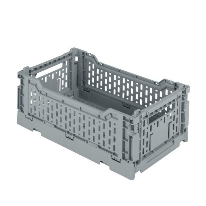 Bac de rangement Rebrilliant Nyeisha, Gris