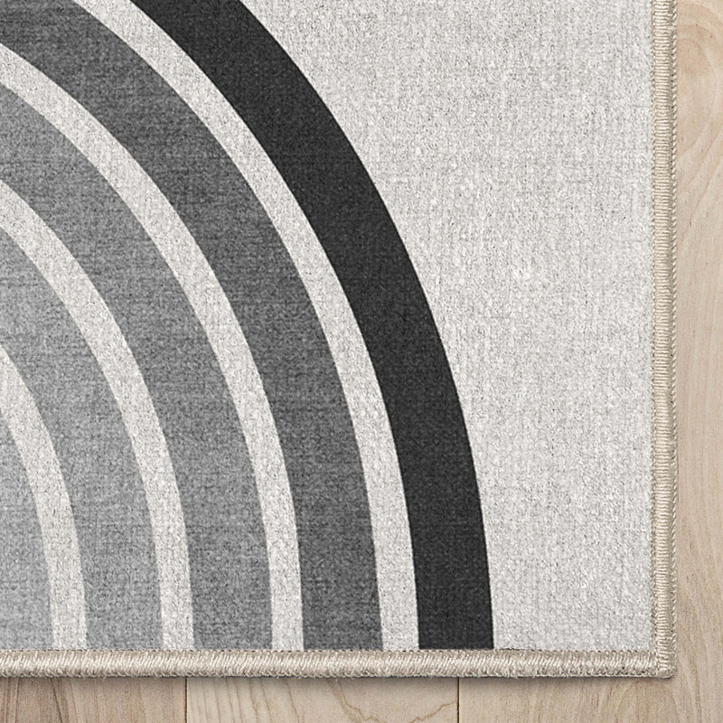Tapis tissé à plat à motif géométrique Winston Porter Shanea Duo, Rectangle 5 pi 3 po x 7 pi 3 po