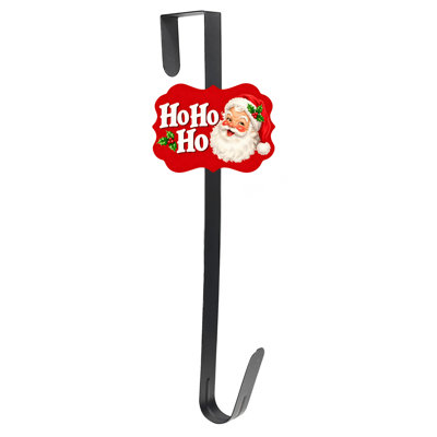Porte-couronne à couronne avec panneau magnétique interchangeable - Santa Ho Ho Ho