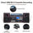 Yescom Vinyl Record Player with Speakers Stereo System for Home with Turntable Bluetooth Tape Cassette CD Record Player System