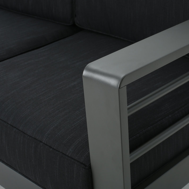 Caggiano 3 Piece Sectional Seating Group with Cushions