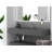 Pyramid 48" Wall Mounted Rectangular Solid Surface Bathroom Sink in Matte Finish, Gray, With Faucet Hole-362957916-339242684