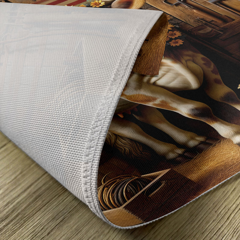 Polyester Amber And Caramel Rectangle Placemat