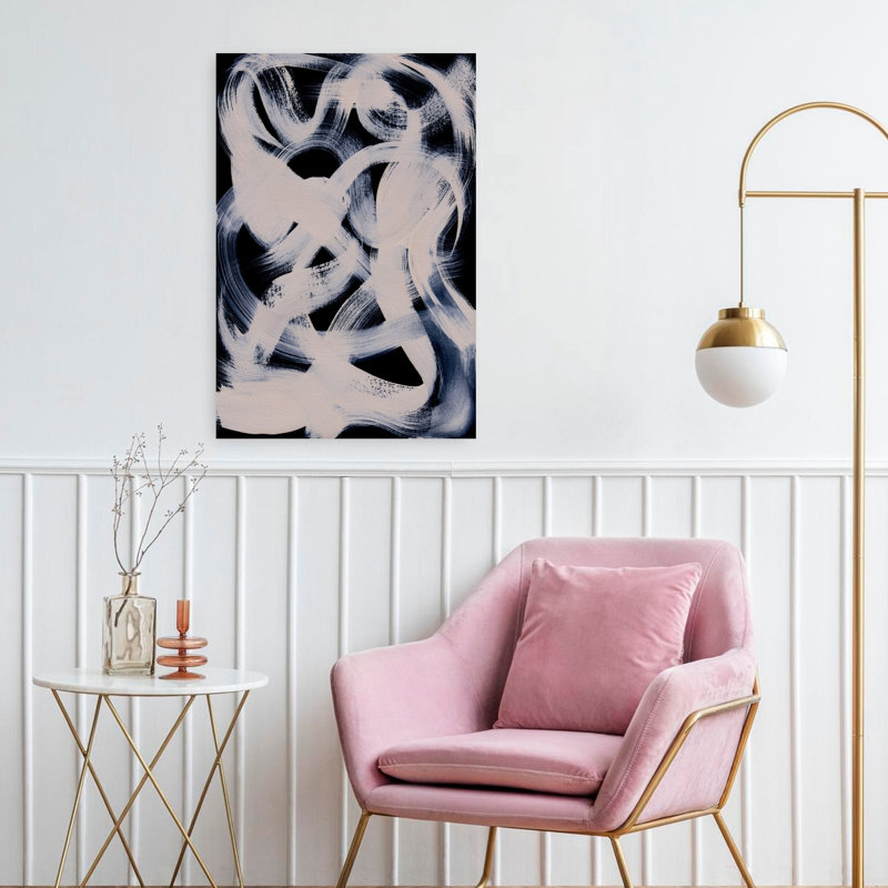 Art contemporain contemporain abstrait, H 24 po x l 16 po