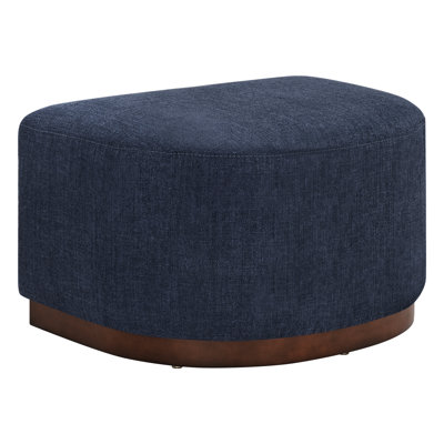 Bennett Upholstered Swivel Barrel Chair With Ottoman