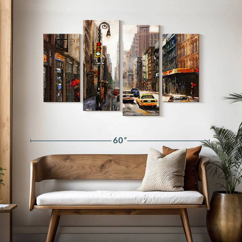 New york street Sireci, H 32 po x l 52 po