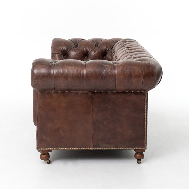 Conrad Sofa, Cigar Genuine Leather