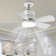 Light Socket Fan With Remote, Soft 1000LM LED & CRI 80+ Eye-Frie...