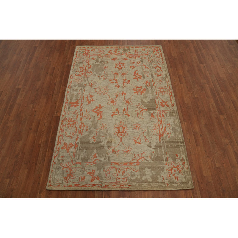 Tapis de salon fait à la main Oushak 5 x 8