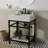 24" Natural Carrara Marble Console Bathroom Vanity-1208127022-1232766894