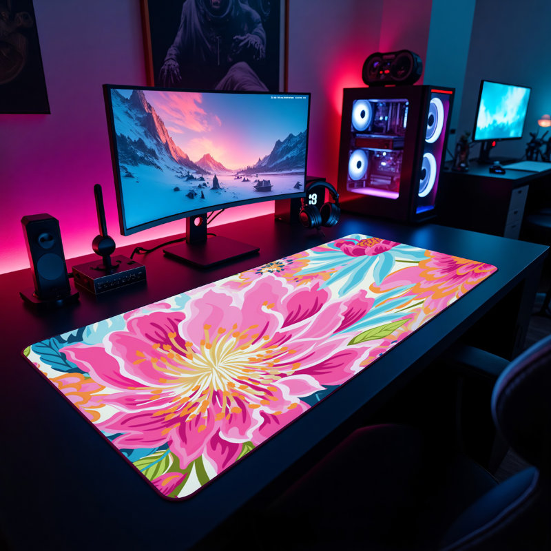 Polyester Desk Pad, 31.5x15.5