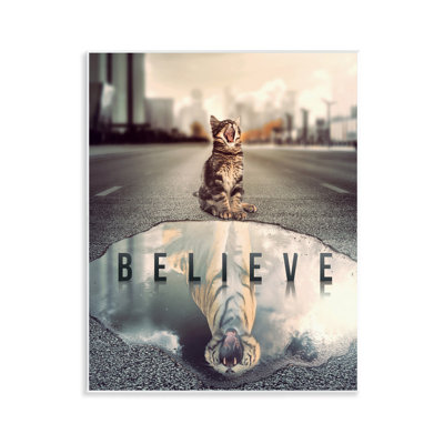 Art mural Believe Cat & Tiger par Reinders