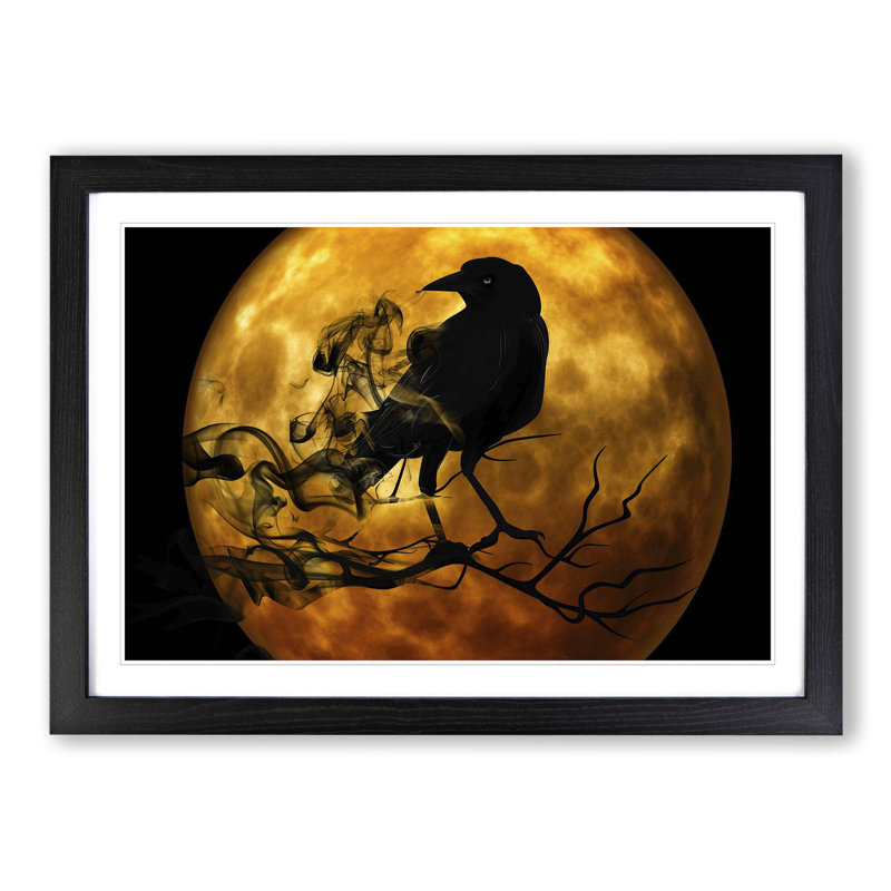 Single Picture Frame Print, Black