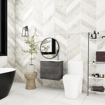 22'' Single Bathroom Vanity with Ceramic Top