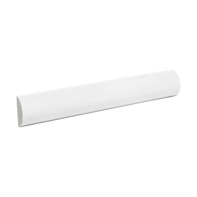 Moulure demi-ronde en polystyrène recyclé long 120 1/2 po x 1 po x 6 po