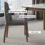 Petit ensemble de table rectangulaire en bois massif-110329705