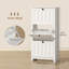 Armoire à chaussures étroite avec 3 tiroirs rabattables, armoire de rangement pour chaussures, blanc-1103237630