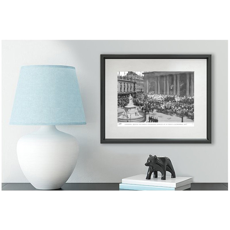 London, Queen Victoria's Diamond Jubilee At St Paul's Cathedral 1897 by Francis Frith - Single Picture Frame Print