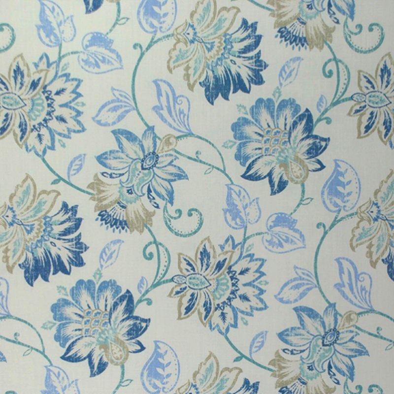 Wesco August Morning Fabric, Blue