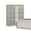 Commode à tiroirs à queue d'aronde française de style contemporain 1pc