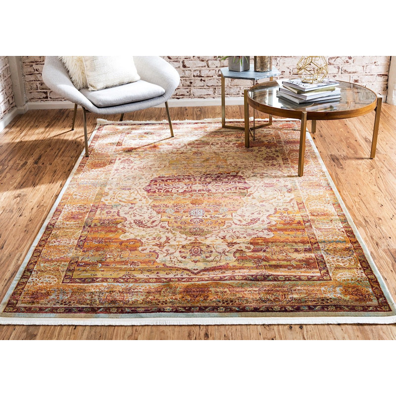 Tapis oriental brun Paren, Rectangle 5 pi 5 po x 8 pi