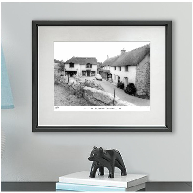 Lustleigh, Primrose Cottage C1965 by Francis Frith - Single Picture Frame Print, 60cm H x 80cm W x 2.3cm D