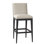 Logan Upholstered Bar Stool with Solid Wood Frame