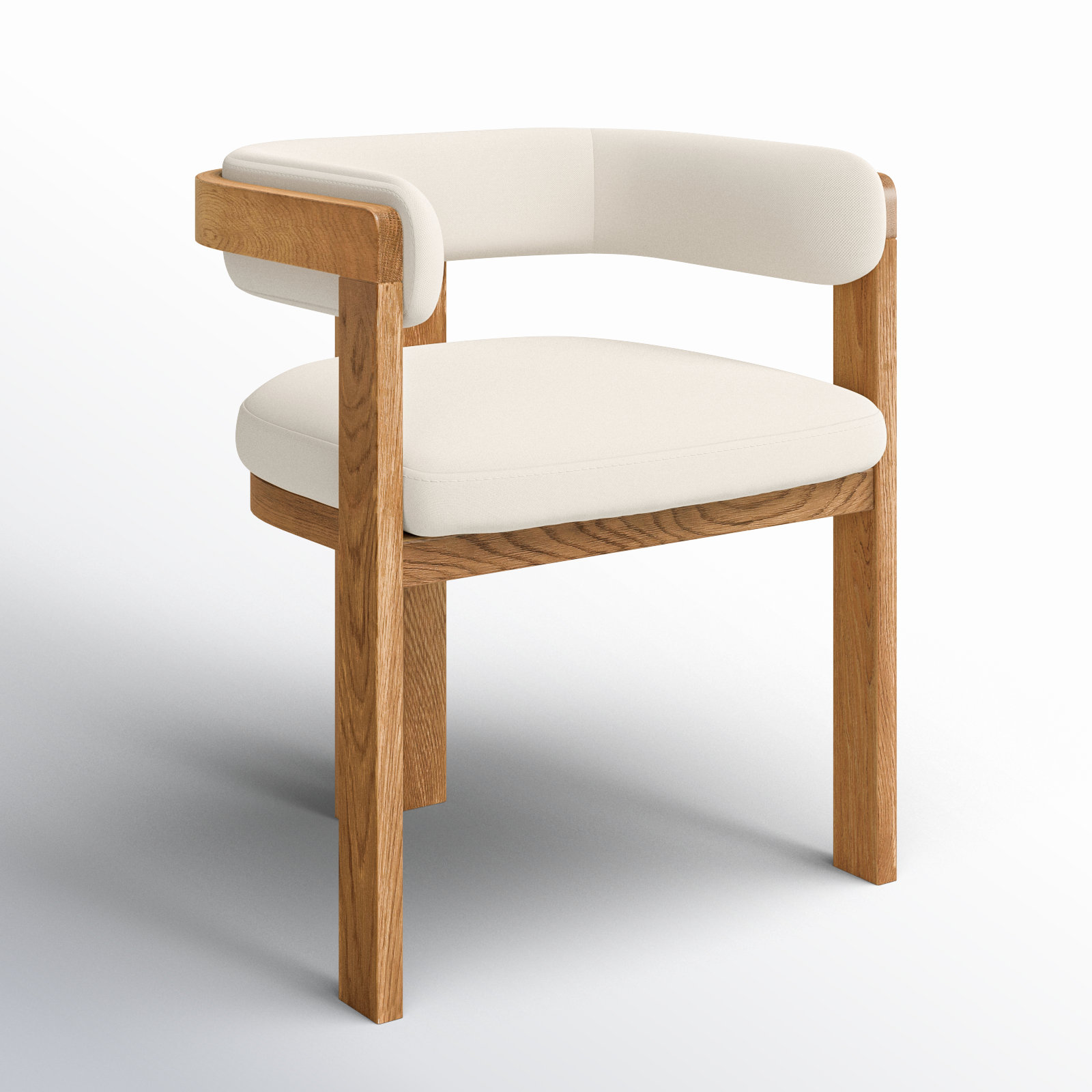 Oak Armchair, Brown