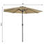 Aaroon 300cm Market Parasol-1463520327