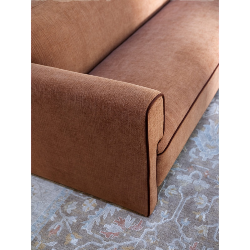 Leo Sofa Chartreuse, Solid Brown