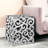 Silver Aluminum Square End Table