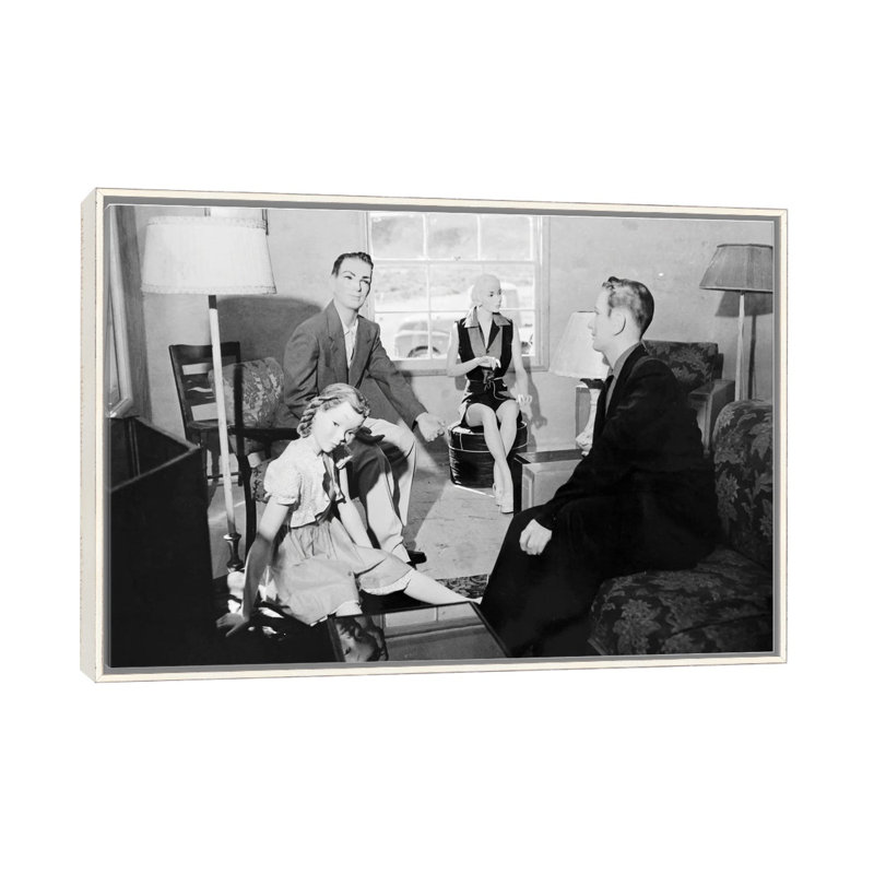 «Operation Doorstop Atom Bomb Test», 1953 - reproduction d'art mural - toile encadrée, 26" x 18", Framed Canvas