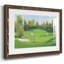 Fairway Shot II - reproduction encadrée rustique avec tableau mat-1663218298-1663218293