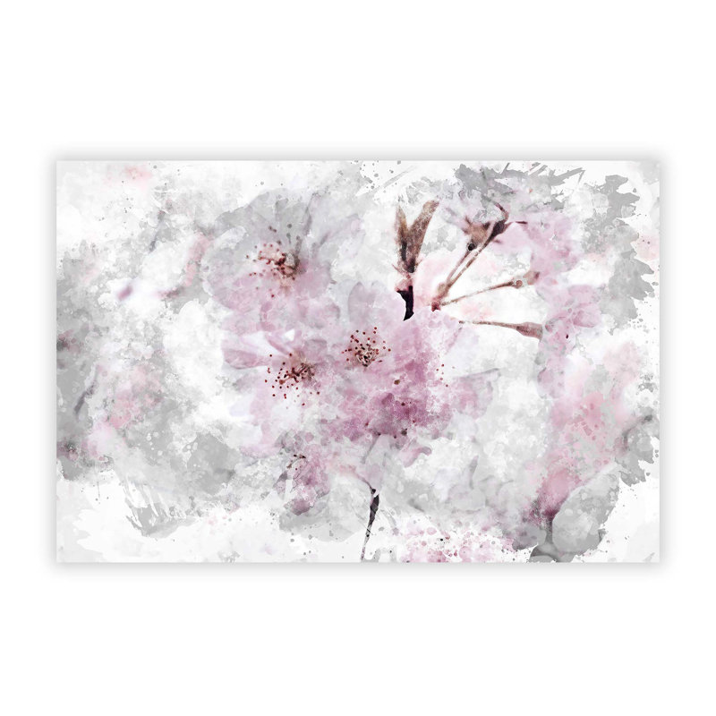 A Pretty Pink Cherry Blossom Tree - Frameless Print, 42 cm H x 59.4 cm W