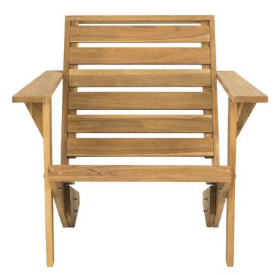 Chaise Adirondack en bois massif Ursa