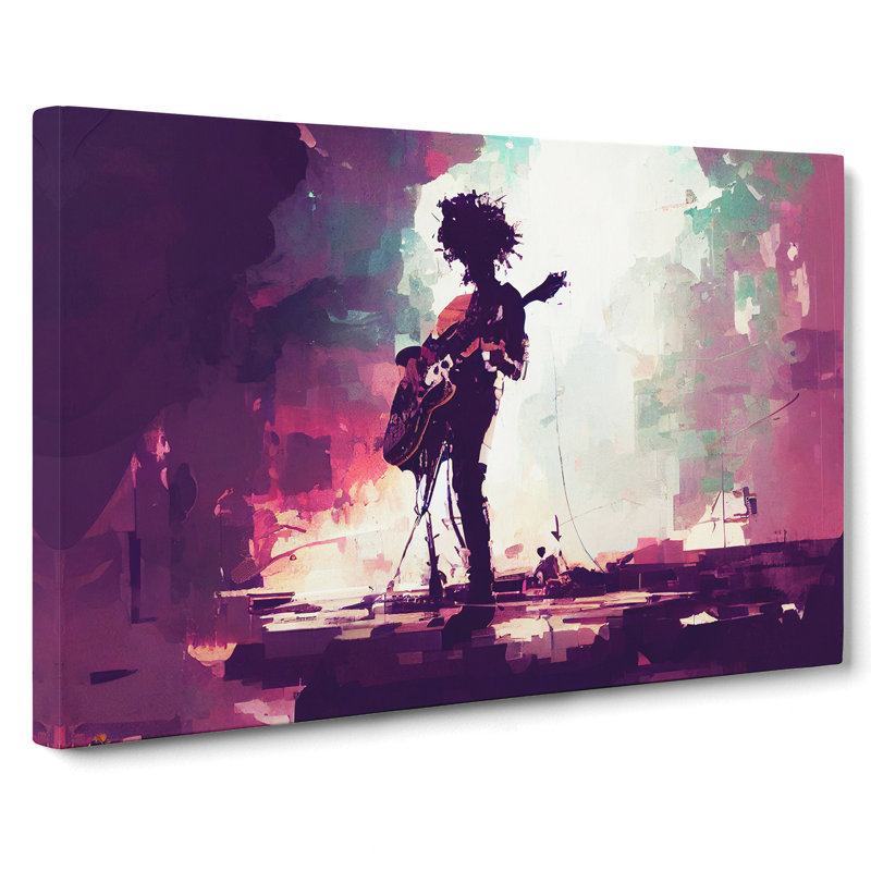 Guitar Rock Band Vol.3 - Wrapped Canvas, 35cm H x 50cm W x 3cm D