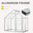 Balconera Greenhouse With Aluminum Frame, PC Panels-112602299-112651772