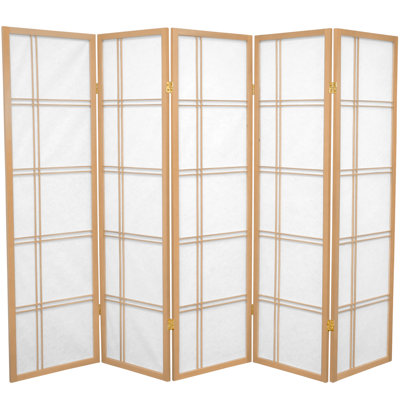 Keitez 58.75" Tall Rice Paper Folding Room Divider