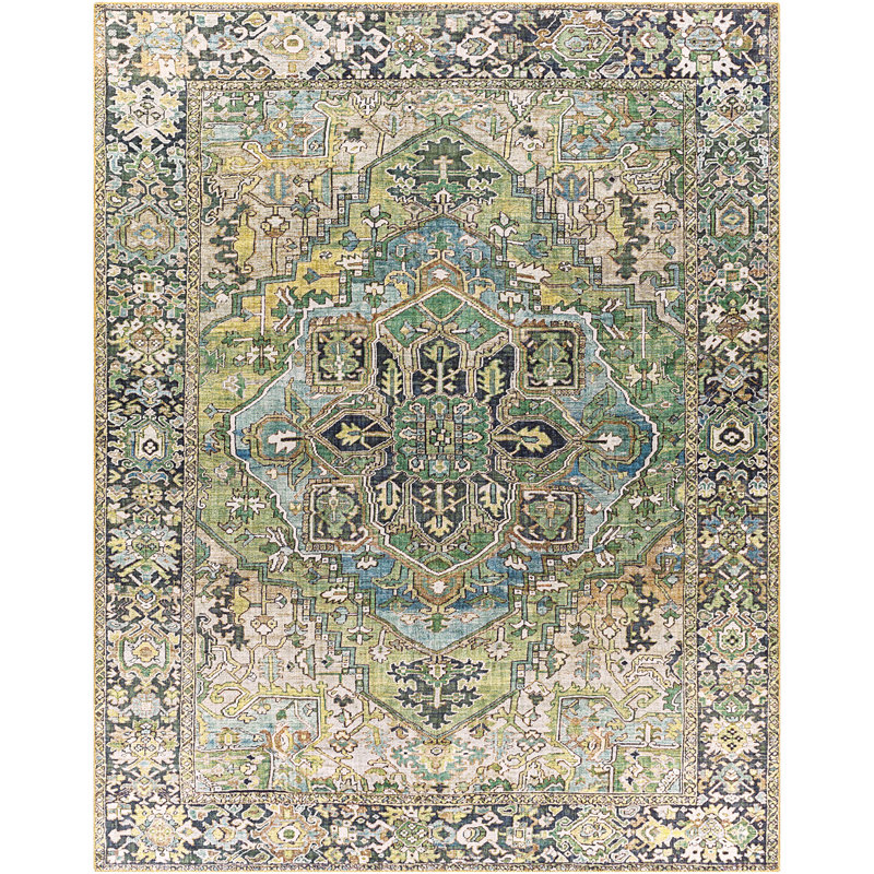 Leon Oriental Area Rug, Rectangle 200 x 275 cm