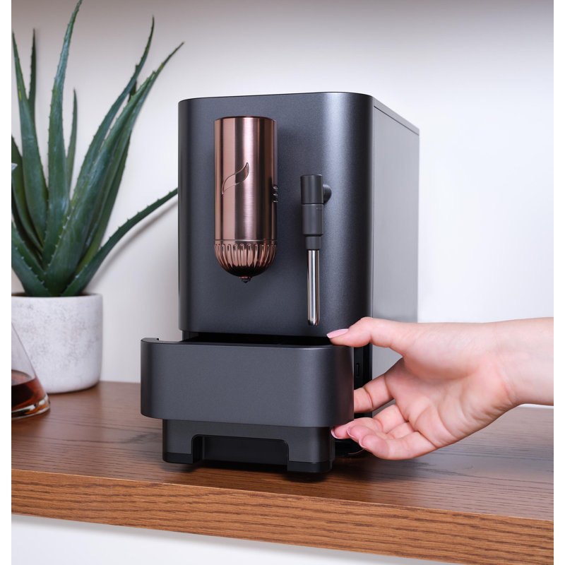Café AFFETTO Automatic Espresso Machine + Frother, Matte Black