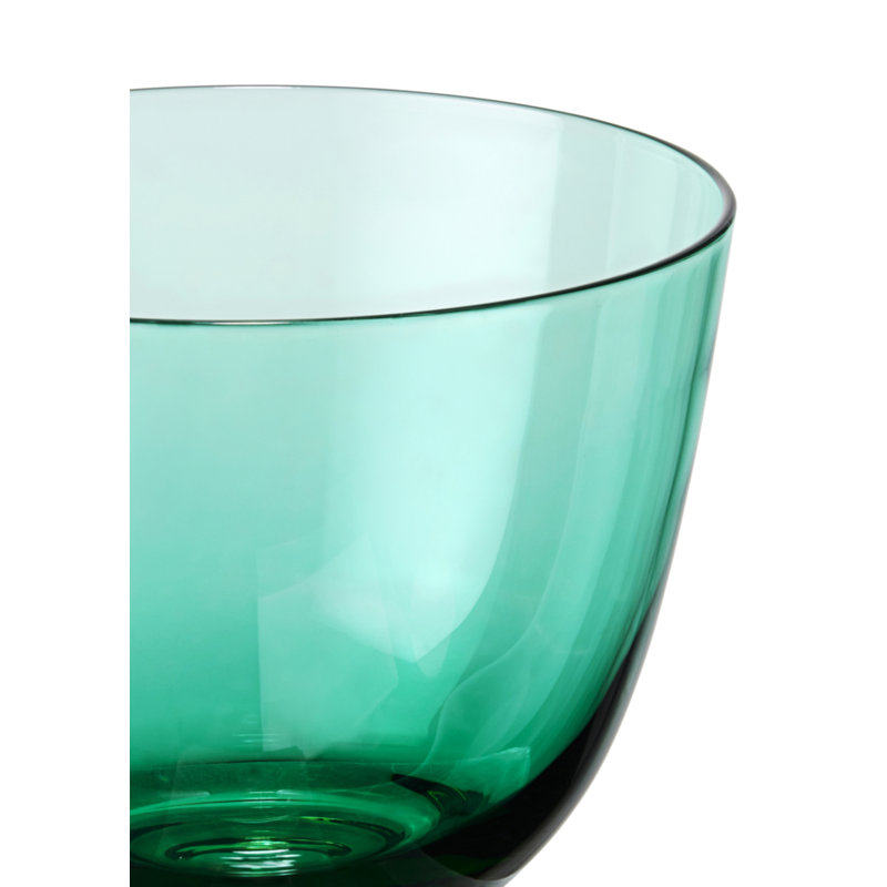 Flow Drinking Glass, Green