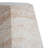 Outdoor/Indoor Side Table, Hexagonal Round Travertine Accent Table