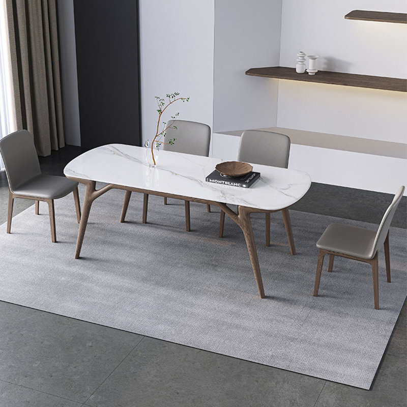 Tiso Rectangular Dining Set, 29.52"H x 55.11"L x 31.49"W
