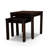 2-Piece Eucalyptus Nesting Table Set, Espresso