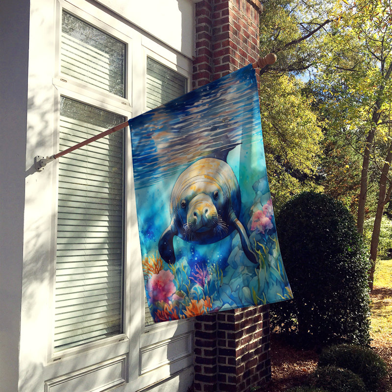 Double Sided 40'' H x 28'' W Polyester House Flag