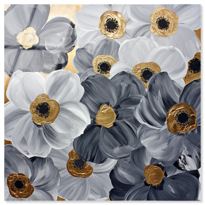 «Fields and Fields», art mural en verre acrylique sans cadre à haute brillance par Art Remedy, prêt à accrocher, 12 x 12