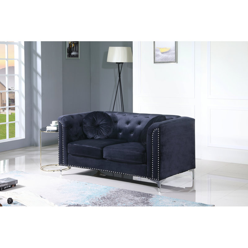 Causeuse Sleek, Noir