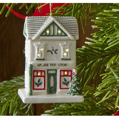 Spode Christmas Tree Toy Store Led Ornament 3"